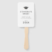 Éventail Chic Grad Casquette Félicats Grad Photo Grad Grad  (Devant)