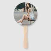 Éventail Chic Graduate Photo 2025 Graduation Party (Dos)