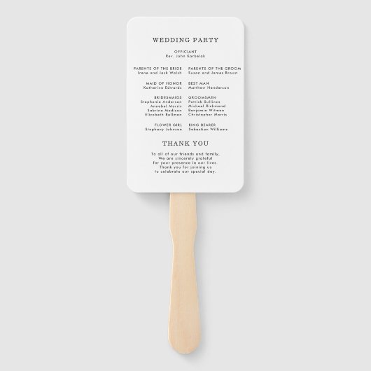 Éventail Chic Navy Blue Peony Floral Wedding Programme (Dos)