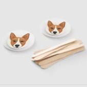 Éventail Chien Basenji Inspiré 3D (Non-assemblé)