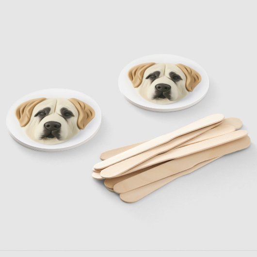 Éventail Chien berger anatolien 3D inspiré (Non-assemblé)