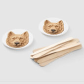 Éventail Chien berger belge 3D inspiré (Non-assemblé)