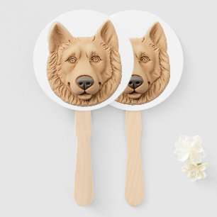 Éventail Chien berger belge 3D Inspiré