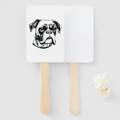 Éventail Chien de boîte (Devant et derrière)