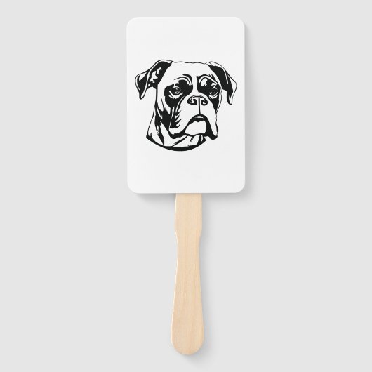 Éventail Chien de boîte (Devant)