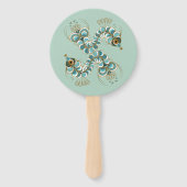 Éventail Chimera - Peacock Seahorse Ventilateur à main (Devant)