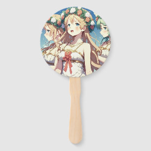 Éventail Choeur d'anime