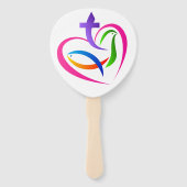 Éventail Christian Church Fan (Devant)