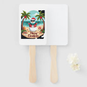 Éventail christmas Snowman (2) (Devant et derrière)