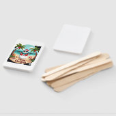 Éventail christmas Snowman (2) (Non-assemblé)