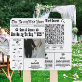 Éventail Chronologie du journal et programmes de mariage Ve