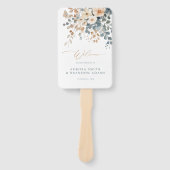 Éventail Chronologie du mariage du Fleur sauvage de printem (Devant)