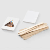 Éventail Chunky Sloth birthday party hat gift funny meme pr (Non-assemblé)