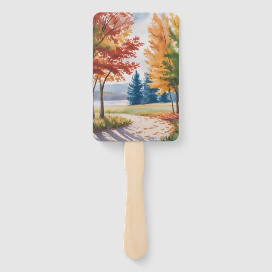 Éventail Chute du Mariage Feuille (Dos)