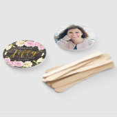 Éventail Cinquante et fabuleux Floral 50e anniversaire (Non-assemblé)