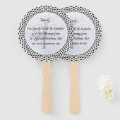 ÉVENTAIL CITATION FAMILIALE (Devant et derrière)