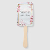 Éventail Citron Carreaux méditerranéens Italie Programme de (Devant)