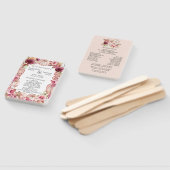 Éventail Citrouille d'automne Pink Burgundy Programme de ma (Non-assemblé)