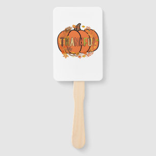 Éventail Citrouille Reconnaissante T-Shirt de Thanksgiving