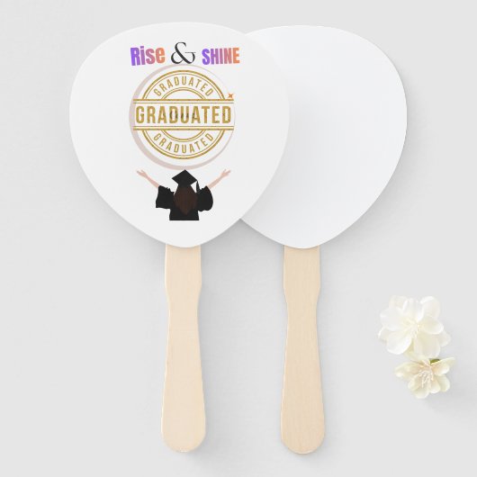 Éventail Class of 2026 Elite 🎓 (Devant et derrière)