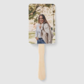 Éventail Classe Année 3 - Collage de photos Hot Pink Gradua (Dos)