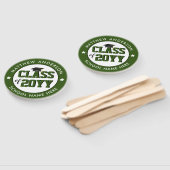 Éventail Classe de 2023 Forest Green Graduation Party (Non-assemblé)