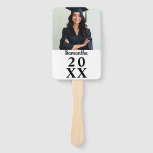 Éventail Classe de 2026 Photo personnalisée Fête de fin d'é