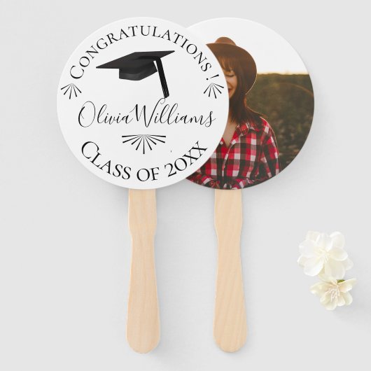 Éventail Classe de plafond de diplôme de 2018 Photo (Devant et derrière)