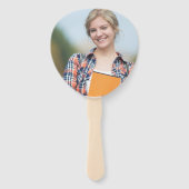 Éventail Classe du Merci de graduation photo Brown 2025 (Dos)