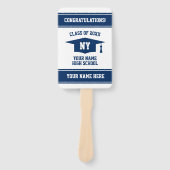 Éventail Classe personnalisée de la fête de remise des dipl (Devant)