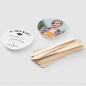 Éventail Classe photo blanc mignon Merci de graduation (Non-assemblé)