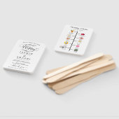 Éventail Classic Script Wedding Program and Timeline (Non-assemblé)