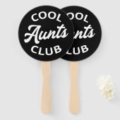 Éventail Club des Aunts cool I (Devant et derrière)