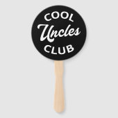 Éventail Club des oncles cool I (Dos)