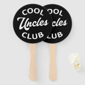 Éventail Club des oncles cool I (Devant et derrière)