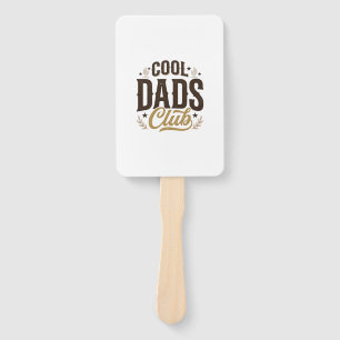 Éventail Club des papas cools conception de chemise vintage