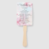 Éventail Cocktail Itinéraire mariage - Mariage Icon Bienven (Devant)