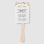 Éventail Cocktail Itinéraire mariage - Mariage Icon Bienven (Devant)