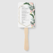 Éventail Cocktail Itinéraire mariage - Mariage Icon Bienven (Dos)