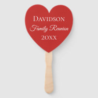 Coeur rouge de la Réunion familiale