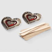 Éventail Cœur Steampunk Intemporel de l'Amour (Non-assemblé)