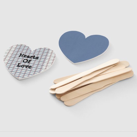 Éventail Coeurs D'Amour (Non-assemblé)