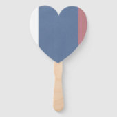 Éventail Coeurs et fleurs (Dos)