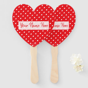 Éventail Cœurs Joyuse Saint-Valentin Moderne Motif D'Amour