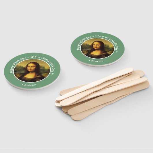 Éventail Collection Leonardo da Vinci Mona Lisa (Non-assemblé)