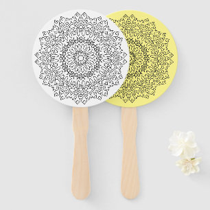 Éventail Colorez votre propre MANDALA - do-it-yourself Colo