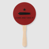 Éventail Come & Take It ! Flag de Texas State (Dos)