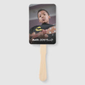 Éventail Comique personnalisée Joyeux Visages de ventilateu (Devant)