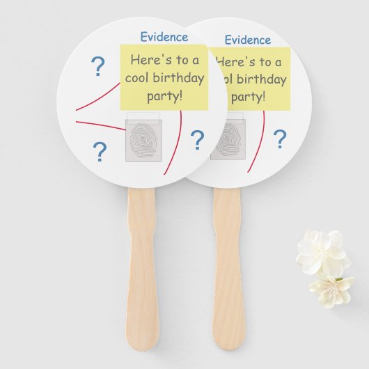 Éventail Commission des preuves de la lutte contre le crime (Devant et derrière)