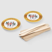 Éventail Composition des noix de cou de Noël (Non-assemblé)